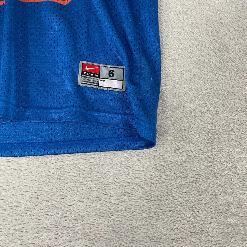 Florida Gators Football Jersey Kids Size 6 Blue Nike Tim Tebow NCAA Y2K